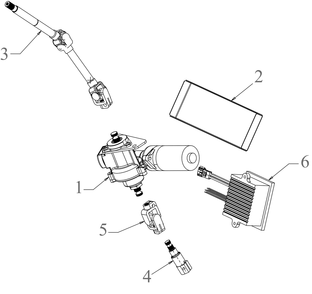 Eps Steering Diagram and Parts List for WTCAB747EFI (37AM48FM010)(2016) Cub Cadet Lawn Tractor Accessories